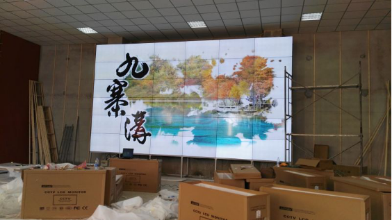 雅迅達液晶拚接屏案例
